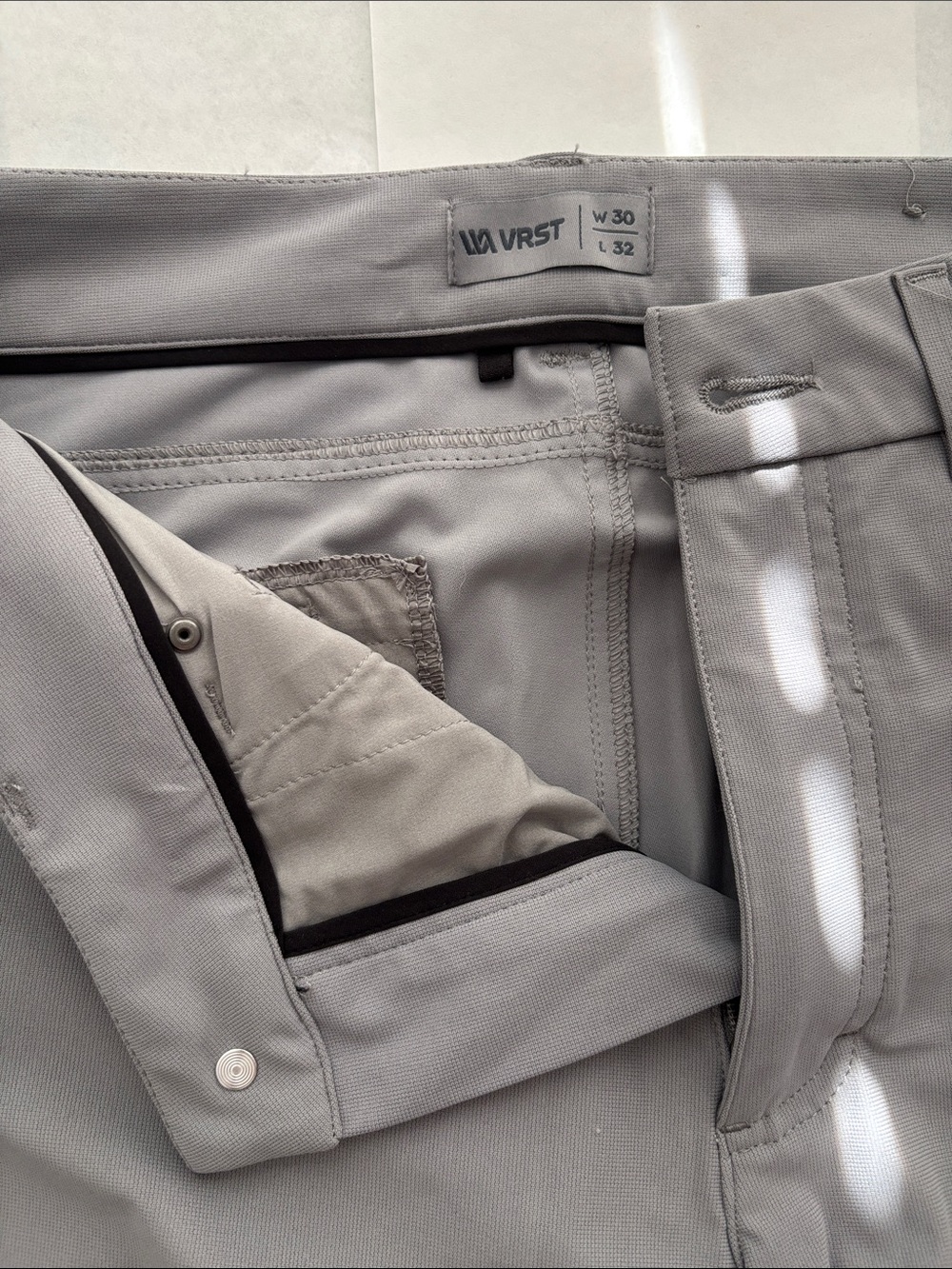 VRST Men's Dress Pants in Light Gray - Classic Fit